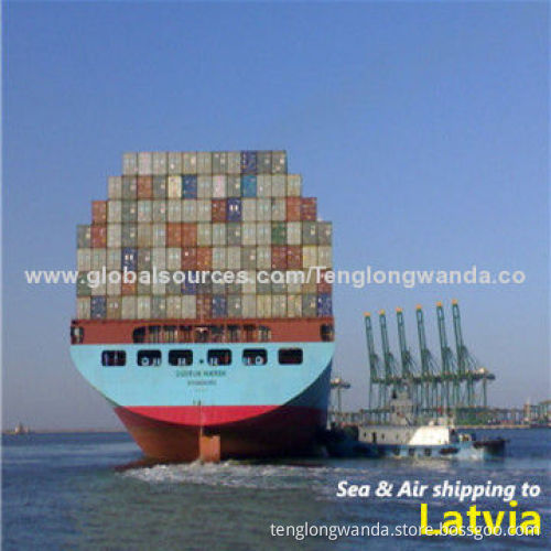 Freight forwarder logistics to Riga, Latvia, from Guangzhou, Tianjin